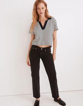 Madewell | The Low-Rise Perfect Vintage Straight Jean in Lunar Wash商品图片,