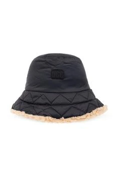 推荐UGG Logo Patch Quilted Edge Bucket Hat商品