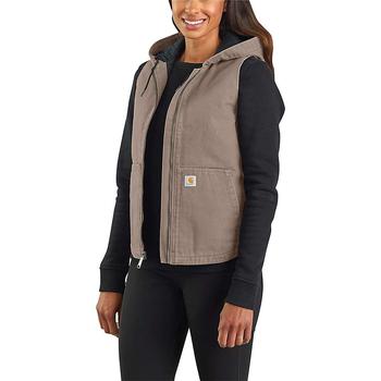 Carhartt Women's Washed Duck Insulated Hooded Vest product img