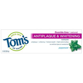 商品Tom's of Maine | 无氟牙膏 帮助防止牙菌斑和牙垢堆积,商家Walgreens,价格¥36图片
