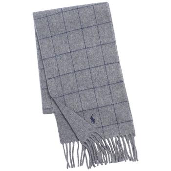 拉夫劳伦帽子好用吗, Ralph Lauren | Men's Reversible Windowpane Scarf商品图片 