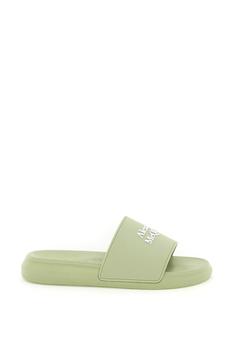 Alexander mcqueen logoed rubber slides product img