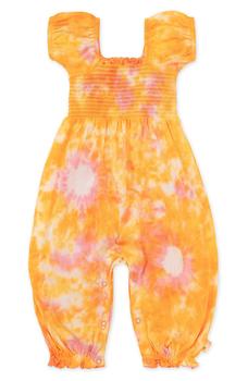 推荐BURTS BEES BABY Tie Dye Smocked Jumpsuit商品