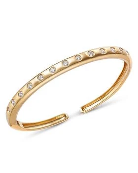 Bloomingdale's | Diamond Bezel Cuff Bangle Bracelet in 14K Yellow Gold, 1.0 ct. t.w.,商家Bloomingdale's,价格¥59860