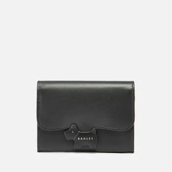 推荐Radley Women's Radley Crest Medium Flapover Purse - Black商品