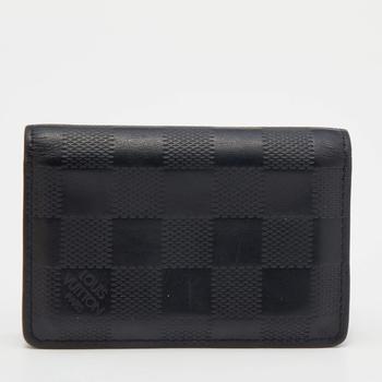 lv钱包, [二手商品] Louis Vuitton | Louis Vuitton Black Damier Infini Leather Pocket Organizer商品图片 满1件减$100, 满减