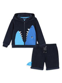 Andy & Evan | Little Boy's 2-Piece French Terry Hoodie & Shorts Set商品图片,5折