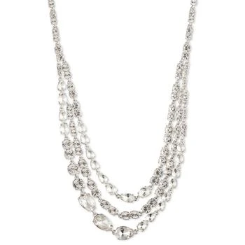 Givenchy | Silver-Tone Crystal Drama Collar Necklace, 16" + 3" extender 5折×额外8折, 额外八折