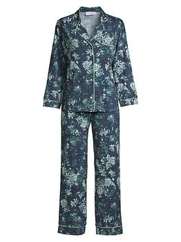 商品Stripe & Stare | Two-Piece Komorebi Pajama Set,商家Saks Fifth Avenue,价格¥1158图片