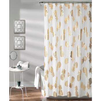 商品Lush Décor | Pineapple Toss 72" x 72" Shower Curtain,商家Macy's,价格¥215图片