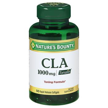 商品Nature's Bounty | CLA 1000 mg Dietary Supplement Softgels,商家Walgreens,价格¥104图片