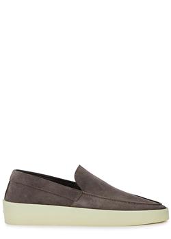 Fear of god | Charcoal suede loafers商品图片,