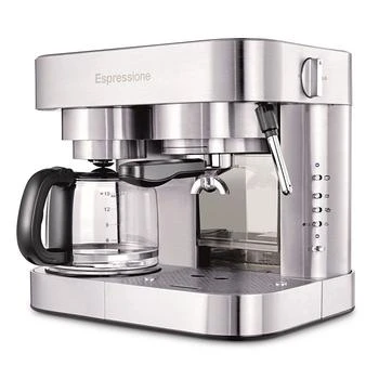 Espressione | Espressione Stainless Steel Combination Espresso Machine & 10 Cup Drip Coffee Maker,商家Bloomingdale's,价格¥2632