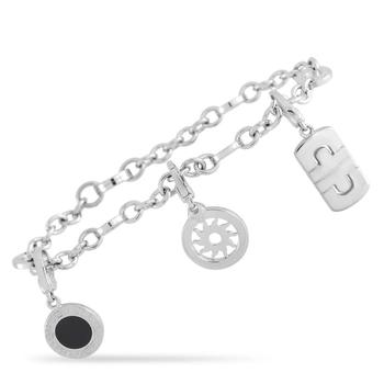 商品[二手商品] BVLGARI | Pre-Owned Bvlgari 18K White Gold Charm Bracelet,商家Jomashop,价格¥32665图片