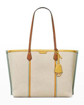 tory burch托特包, Tory Burch | Perry Multicolor Canvas Tote Bag商品图片 7.4折