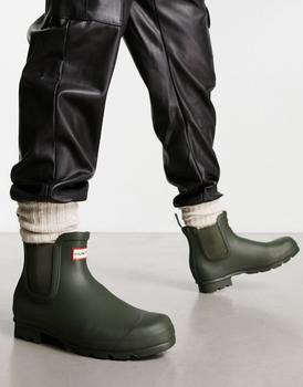 Hunter | Hunter original chelsea boots in olive商品图片,