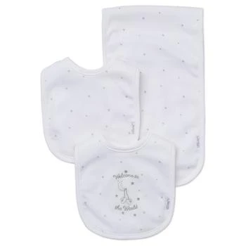 Little Me | Baby Boys and Girls Welcome to the World Bibs and Burp Cloth,商家Macy's,价格¥98