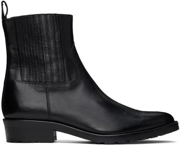 商品Toga Virilis | SSENSE Exclusive Black Chelsea Boots,商家SSENSE,价格¥3032图片