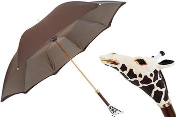 商品Pasotti 葩莎帝 女式豪华长颈鹿手柄 双层布 晴雨两用伞图片