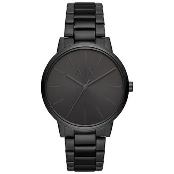 Armani Exchange | Men's Black Stainless Steel Bracelet Watch 42mm 独家减免邮费