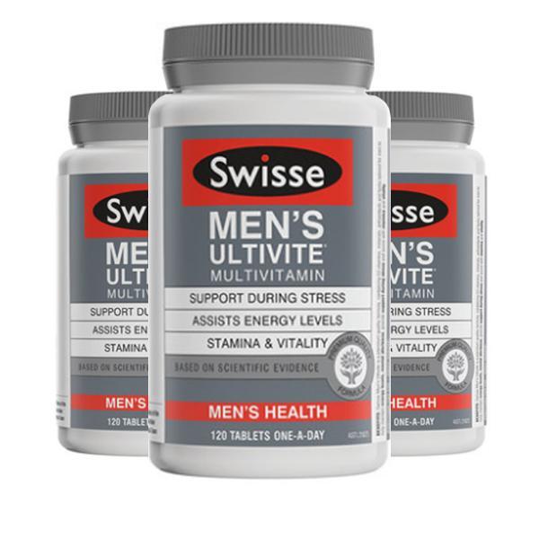 Swisse | 澳洲Swisse男士综合复合维生素片120片*3商品图片,包邮包税