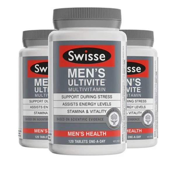 Swisse | 澳洲Swisse男士综合复合维生素片120片*3 8.1折, 限时价, 包邮包税, 限时价