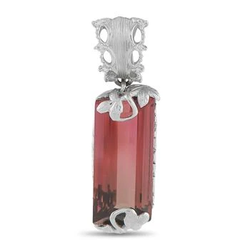 [二手商品] LB Exclusive | Platinum 0.16ct Diamond and Tourmaline Pendant MF24-101025,商家Premium Outlets,价格¥23051