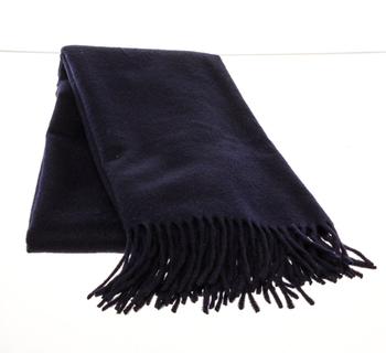 爱马仕丝巾海淘, [二手商品] Hermes | Hermes Blue Fringe Scarf商品图片 