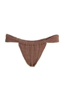 Bond-Eye | Bond-Eye - x Georgia Fowler Bikini Brief - Brown - OS - Moda Operandi,商家Fashion US,价格¥706