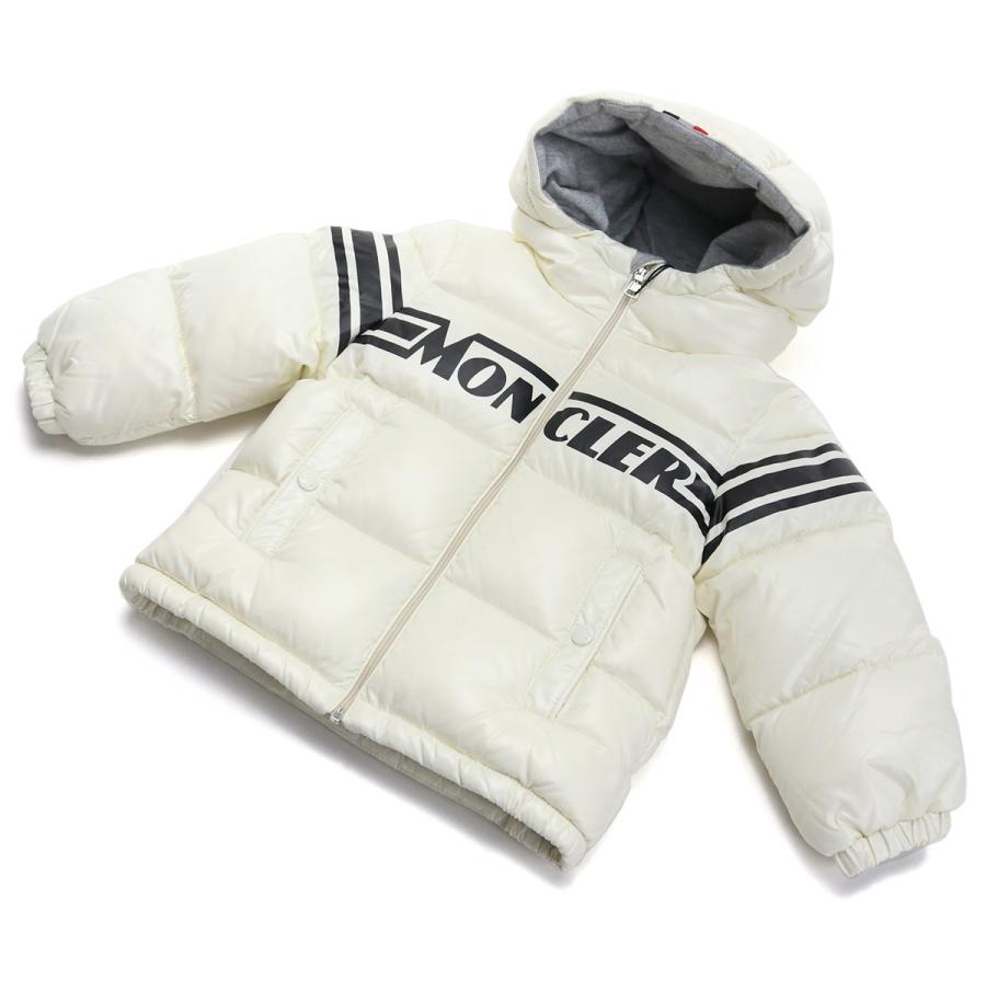 Moncler | 盟可睐童装 撞色Logo连帽羽绒服外套 冬季男童 白色 1A51720-68950-034商品图片,额外4折, 额外四折