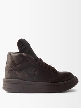 product TURBOWPN Weapon leather high-top trainers image