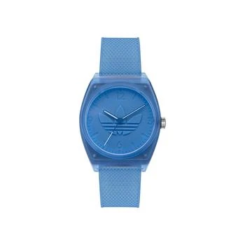 Adidas | Unisex Three Hand Project Two Blue Resin Strap Watch 38mm,商家Macy's,价格¥382