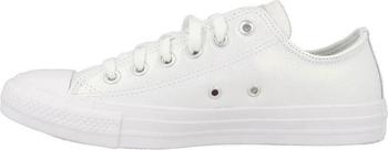 商品Converse | Converse Chuck Taylor All Star OX Kids' White Leather Shiny Sneaker,商家别样头等仓,价格¥179图片