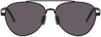推荐Black Round Aviator Sunglasses商品