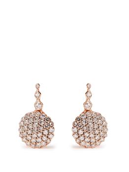 商品Diamond & pink-gold Beirut earrings图片