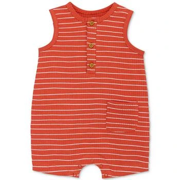 Little Me | Baby Boys or Baby Girls Striped Ribbed Romper 2.9折
