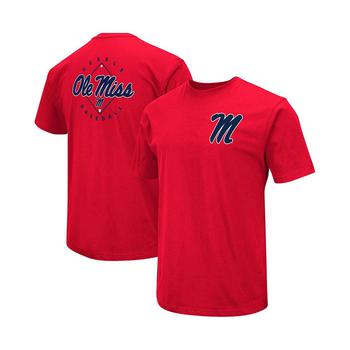 商品Colosseum | Men's Red Ole Miss Rebels Baseball On-Deck 2-Hit T-shirt,商家Macy's,价格¥215图片