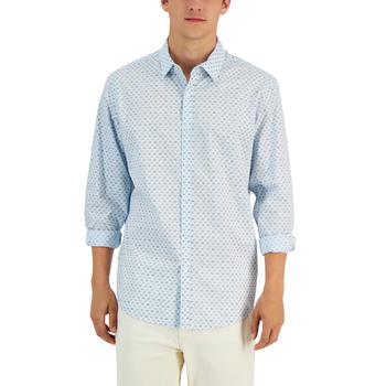 Alfani | Men's Ramal Geometric-Print Shirt, Created for Macy's商品图片,7.9折×额外7折, 额外七折