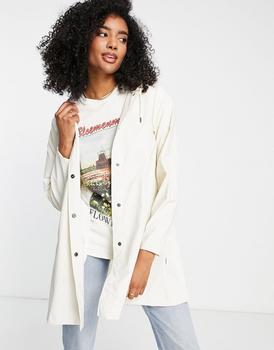 product Rains a-line jacket in off white image