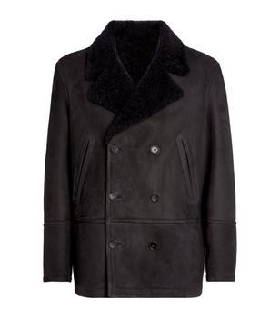 Yves Salomon | Sheepskin Double-Breasted Coat商品图片,独家减免邮费