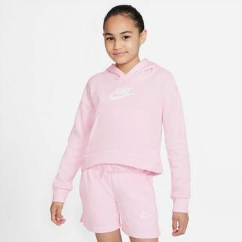 推荐Girls' Nike Sportswear Club Fleece High-Low Pullover Hoodie商品
