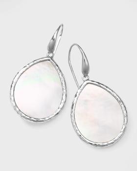 推荐925 Polished Rock Candy® Small Teardrop Earrings in Mother-of-Pearl商品