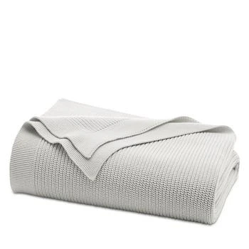 Boll & Branch | Ribbed Knit Throw Blanket, 50" x 70",商家Bloomingdale's,价格¥1264