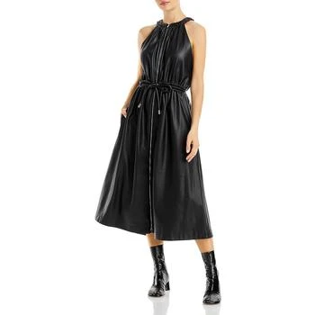 推荐Proenza Schouler Womens Faux Leather Mid Calf Halter Dress商品