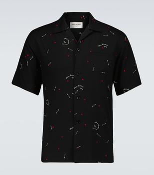 Yves Saint Laurent | 印花短袖衬衫商品图片,