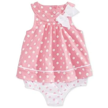 First Impressions | Baby Girls Dotted Cotton Sunsuit, Created for Macy's 5折, 独家减免邮费