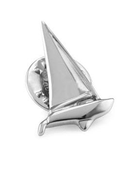 商品David Donahue | Sterling Silver Sailboat Pin,商家Saks OFF 5TH,价格¥156图片