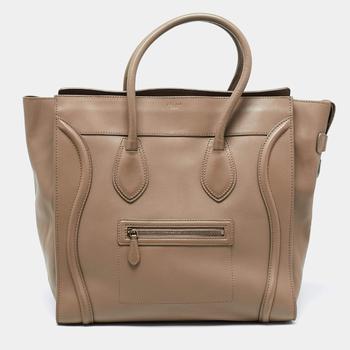 celine tote, [二手商品] Celine | Celine Beige Leather Large Luggage Tote商品图片 9.4折, 满1件减$100, 满减