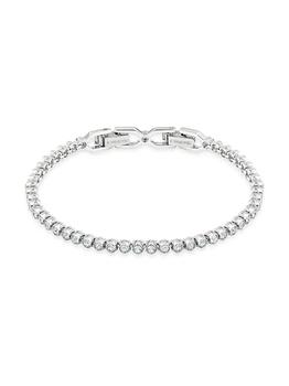 商品Emily Rhodium-Plated & Swarovski Crystal Tennis Bracelet,商家Saks Fifth Avenue,价格¥913图片