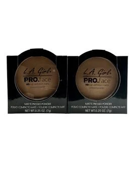LA Girl | L.A. Girl Pro Face Matte Pressed Powder GPP609 Medium Beige 0.25 OZ Set of 2,商家Premium Outlets,价格¥95